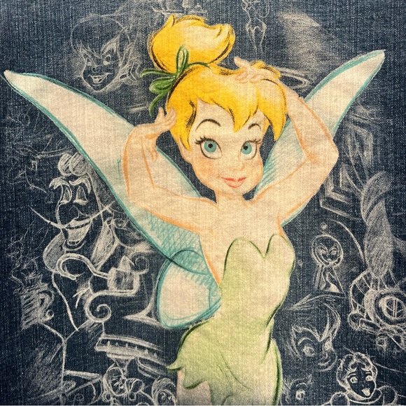 Disney Studio Collection Tinker Bell Jean Jacket Size medium - Picture 2 of 11
